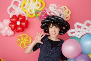 バルーンアーティスト山北由香さん 世界一の技 バルーンドレスも作るアーティスト