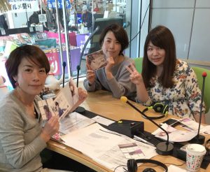 FMチャッピーラジオパーソナリティーのお仕事。ゲストのJULEPS佐藤めぐみさんと。
